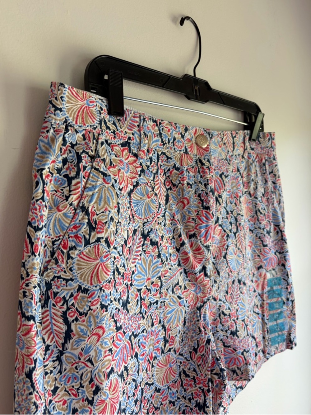 New Stella Parker Icon Floral Cotton Shorts Size 12 - Picture 2 of 5